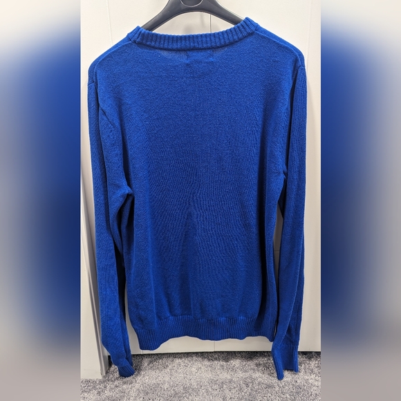 Alex Stevens blue knit snowman Christmas sweater - Picture 6 of 6